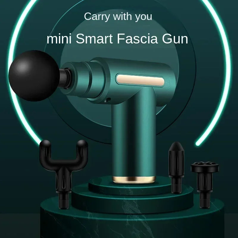 USB Mini Massagem Pistola Máquina de Fáscia Relaxamento Muscular Pistola Vibratória Haste Massagem Equipamento de Fitness Pistola de Pescoço Fáscia