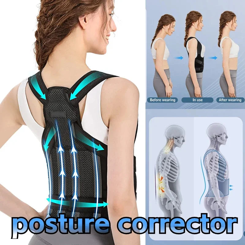 Colete Corretor Postural Ortopédico Coluna Cervical